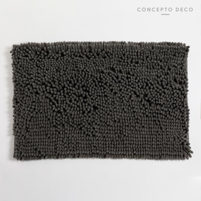 ALF SHAGGY RECTN GRIS OSC 50X80CM