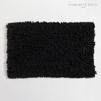 ALF SHAGGY RECTN NEGRA 50X80CM