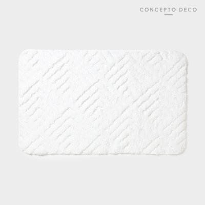 ALFOMBRA MICROFIBRA FLECHA BLANCA 50X80CM