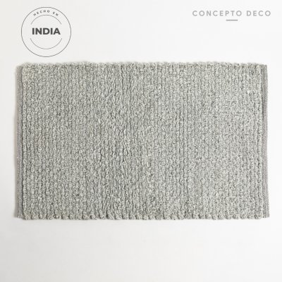 ALFOMBRA INDIA MICRO FANAL GRIS CLARO 50X80CM