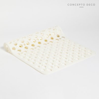 ANTIDESLIZANTE REDONDEL BLANCO 74X43CM