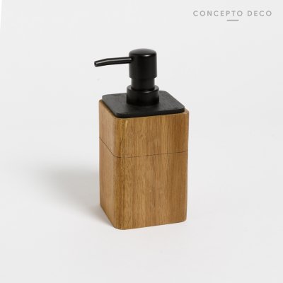 DISPENSER ACACIA CUADRADO 17CM