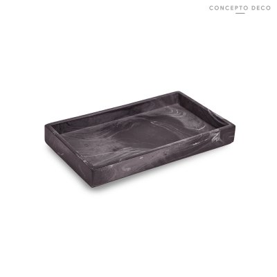 BANDEJA MARMOL NEGRO RECTAN 25x14x2,5
