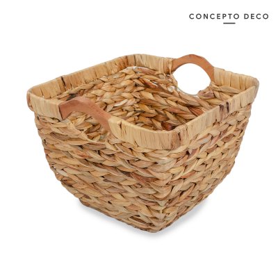 CANASTO SEAGRASS CUADRADO 27X27X21