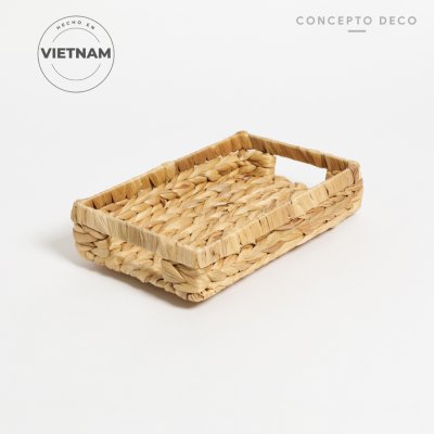 BANDEJA JACINTO NATURAL 27,5X16,5CM