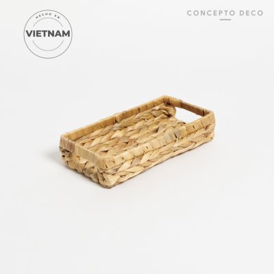 BANDEJA JACINTO NATURAL 24,5X12CM