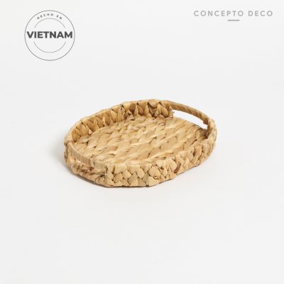 BANDEJA JACINTO NATURAL 24,5X19,5CM