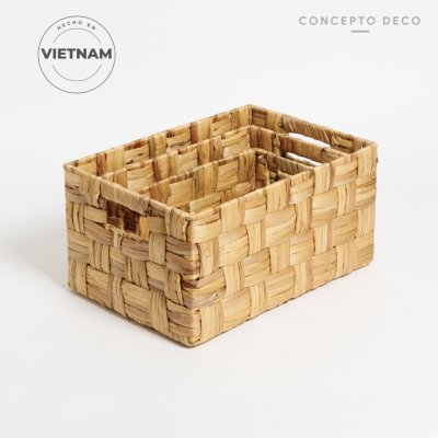 SETX3 CANASTO JACINTO G:36X18 M:31X15 C:25,5X12CM