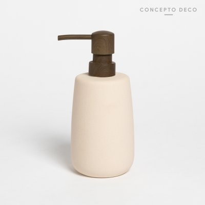 DISPENSER CERÁMICA CEMENTO 18X6CM
