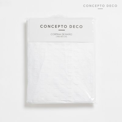 CORTINA MICROFIBRA OCTÁGONO 180X180CM