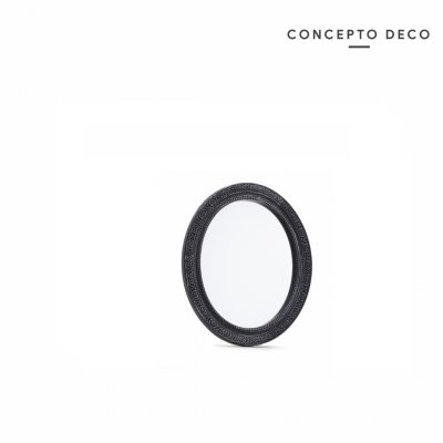 ESP OVAL 26X31 NEGRO GASTADO