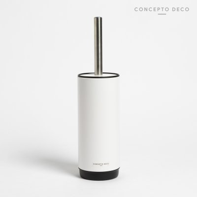 ESCOBILLA BLANCO SATINADO REDONDO 36CM