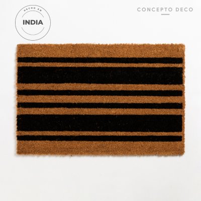 FELPUDO INDIA COCO RAYADO 40X60CM