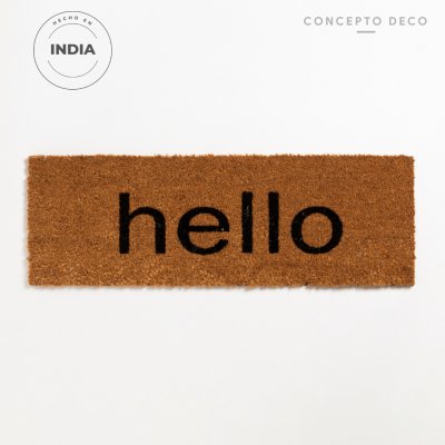 FELPUDO INDIA COCO HELLO 25X75M