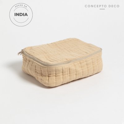 ORG PAMUK CIERRE BEIGE 25X19CM