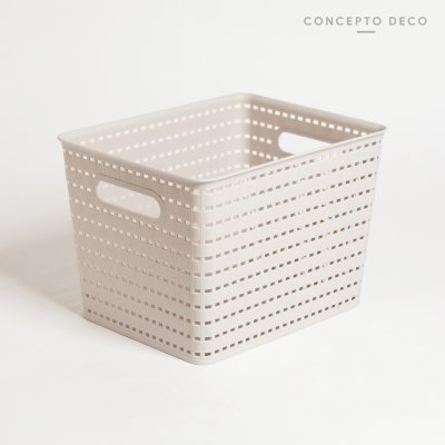 ORGANIZADOR GRIS CLARO 28.9X23.2X20CM