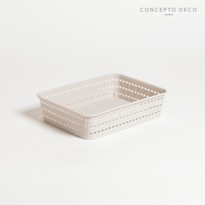 ORGANIZADOR GRIS CLARO 25.2X18.4X6.1CM
