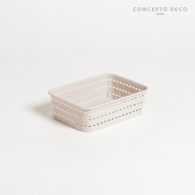 ORGANIZADOR GRIS CLARO 19.6X14X6CM