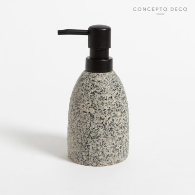 DISPENSER GRANITO SIFON GRIS 17CM