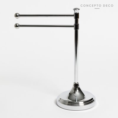 TOALLERO PALITOS CROMADO PLATA 32CM