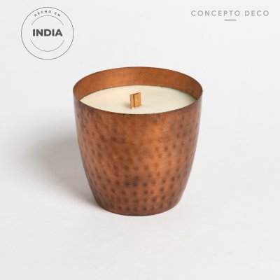 VELÓN INDIA METAL MARTIL COBRE 750g 12,5X12,5X11,5