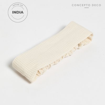 VINCHA SPA PAMUK MICRO WAFFLE CRUDO 48X6,5CM