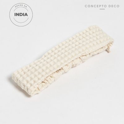 VINCHA SPA PAMUK WAFFLE CRUDO 48X6,5CM