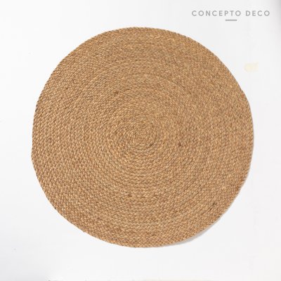 ALFOMBRA SEAGRASS  NATURAL CIRCULAR  90DIAM